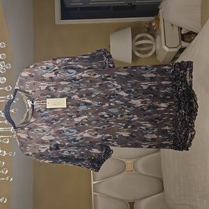 Walter Baker Silk Multicolor Abstract Mini Dress